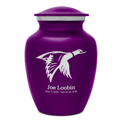 Duck Sharing Urn - Purple Luster