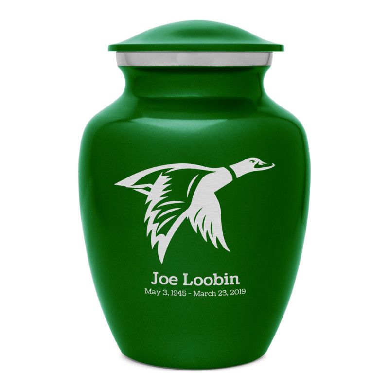 Duck Sharing Urn - Shamrock Green