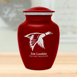 Duck Sharing Urn - Ruby Red