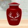 Antlers Sharing Urn - Ruby Red