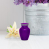 Purple Luster Keepsake Urn
