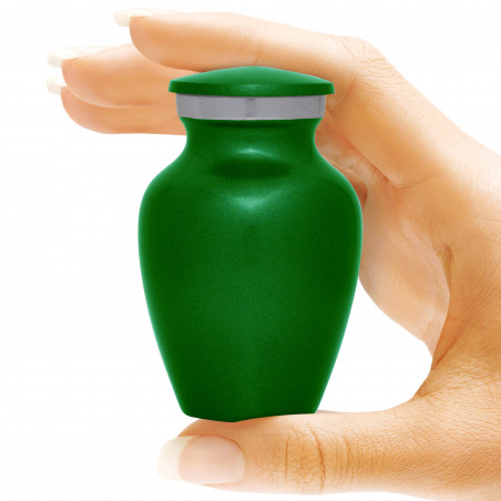 Shamrock Green Keepsake Urn