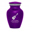 Acoustic Guitar Keepsake Urn - Purple Luster