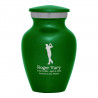 Golf Keepsake Urn - Shamrock Green