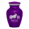 Motorcycle Keepsake Urn - Purple Luster