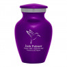 Hummingbird Keepsake Urn - Purple Luster