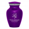 Shamrock Keepsake Urn - Purple Luster