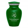 Shamrock Keepsake Urn - Shamrock Green