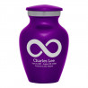 Infinity Keepsake Urn - Purple Luster
