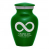 Infinity Keepsake Urn - Shamrock Green