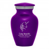 Unicorn Keepsake Urn - Purple Luster