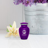 Dolphin Keepsake Urn - Purple Luster