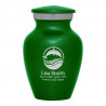 Dolphin Keepsake Urn - Shamrock Green