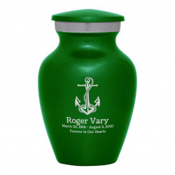 Boat Anchor Keepsake Urn - Shamrock Green