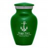Boat Anchor Keepsake Urn - Shamrock Green