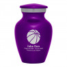 Basketball Keepsake Urn - Purple Luster