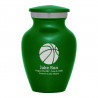Basketball Keepsake Urn - Shamrock Green