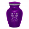 Angel Heart Keepsake Urn - Purple Luster