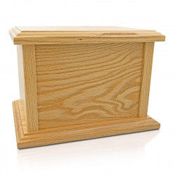 Prestige Oak Cremation Urn