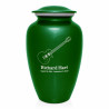 Electric Guitar Cremation Urn - Shamrock Green