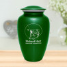 Lure Hit Fishing Cremation Urn - Shamrock Green