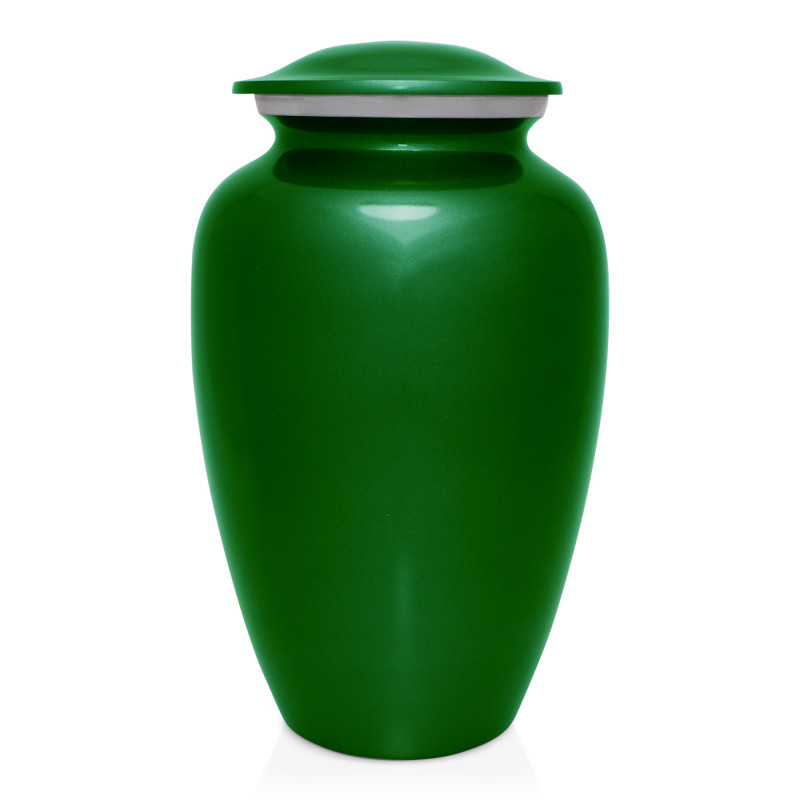 Dolphin Cremation Urn - Shamrock Green