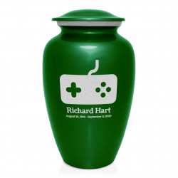 Gaming Cremation Urn - Shamrock Green