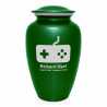 Gaming Cremation Urn - Shamrock Green