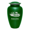Classic Car Cremation Urn - Shamrock Green