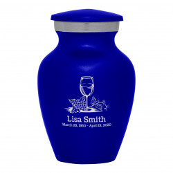 Wine Keepsake Urn - Midnight Blue