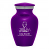 Wine Keepsake Urn - Purple Luster