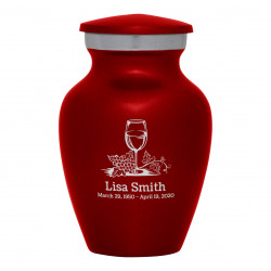 Wine Keepsake Urn - Ruby Red