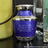 Royal Blue Keepsake Urn