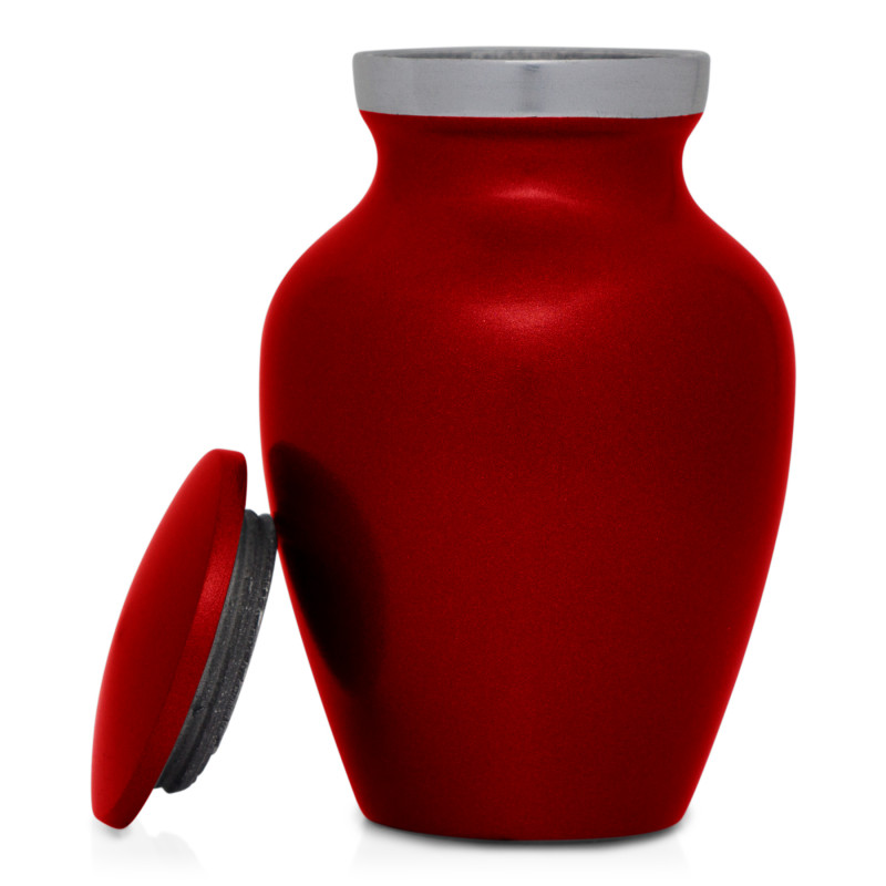 Deer Keepsake Urn - Ruby Red
