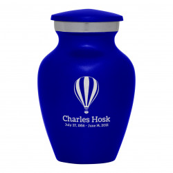 Hot Air Balloon Keepsake Urn - Midnight Blue