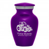 Modern Tractor Keepsake Urn - Purple Luster
