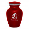 Guinea Pig Keepsake Urn - Ruby Red