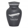 Skateboard Keepsake Urn - Gunmetal Gray