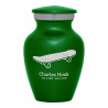 Skateboard Keepsake Urn - Shamrock Green