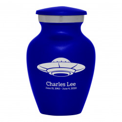 UFO Keepsake Urn - Midnight Blue