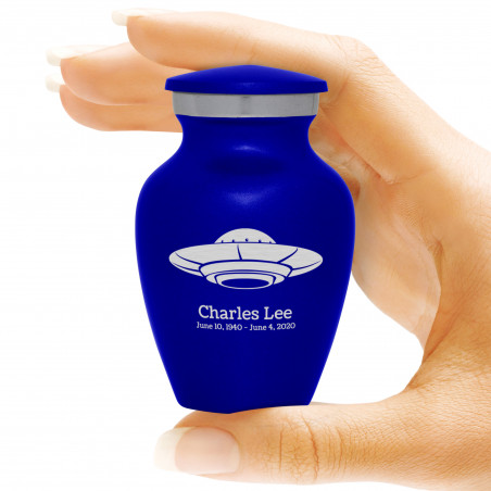 UFO Keepsake Urn - Midnight Blue