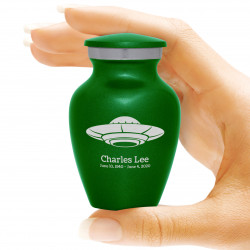 UFO Keepsake Urn - Shamrock Green