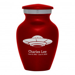 UFO Keepsake Urn - Ruby Red