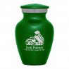 Dump Truck Keepsake Urn - Shamrock Green