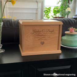 Signature Alder Cremation Urn