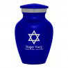 Star of David Keepsake Urn - Midnight Blue