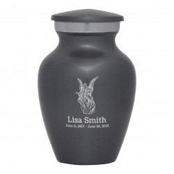 Angel Keepsake Urn - Gunmetal Gray