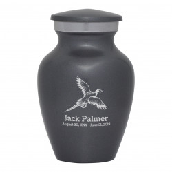 Pheasant Keepsake Urn - Gunmetal Gray