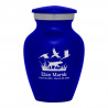 Hunting Dog Keepsake Urn - Midnight Blue