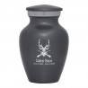 Deer Hunter Keepsake Urn - Gunmetal Gray